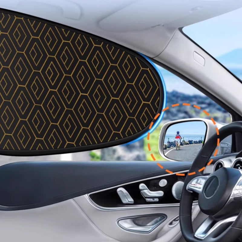 Car Sunshade Set UV Protection Static Adhesion Universal Fit