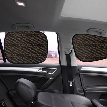 Car Sunshade Set UV Protection Static Adhesion Universal Fit