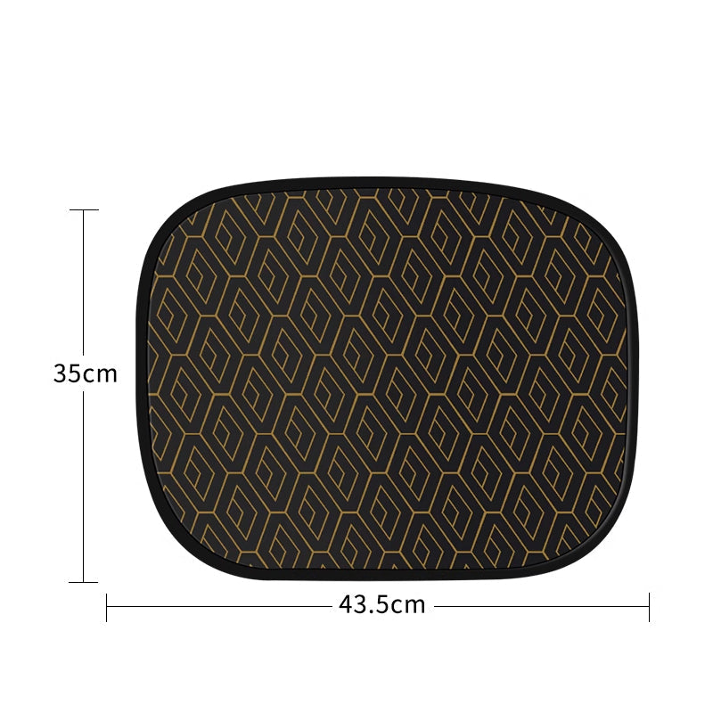 Car Sunshade Set UV Protection Static Adhesion Universal Fit