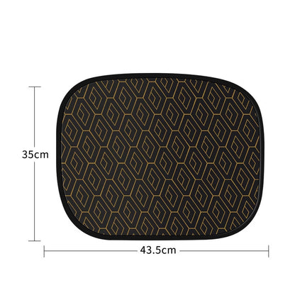 Car Sunshade Set UV Protection Static Adhesion Universal Fit