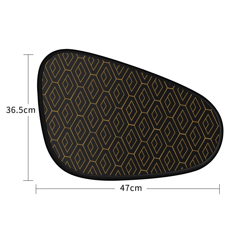 Car Sunshade Set UV Protection Static Adhesion Universal Fit