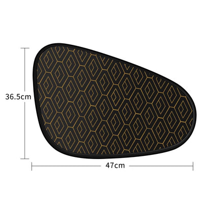 Car Sunshade Set UV Protection Static Adhesion Universal Fit