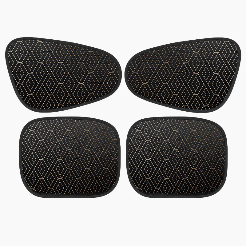 Car Sunshade Set UV Protection Static Adhesion Universal Fit