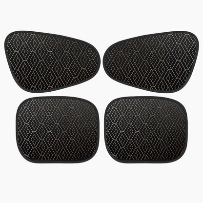 Car Sunshade Set UV Protection Static Adhesion Universal Fit