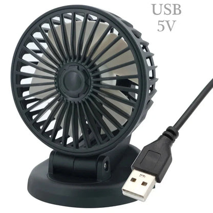 Car & Truck Fan Multi-Voltage 360° Rotatable