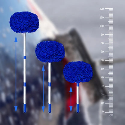 Car Wash Mop Telescopic Aluminum Microfiber Head