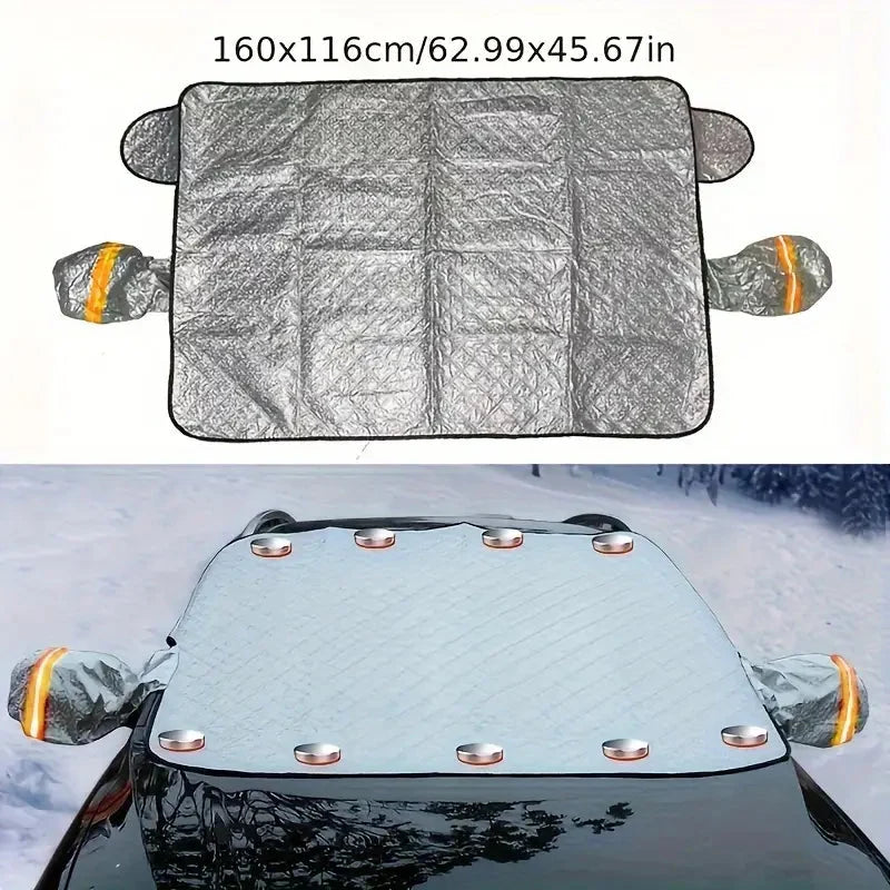 Car Windshield Cover Magnetic Waterproof Universal Fit