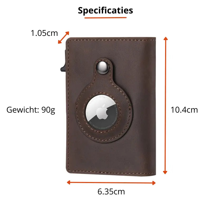 Card Holder Slim Carbon Tracker Compartment