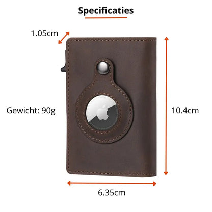 Card Holder Slim Carbon Tracker Compartment
