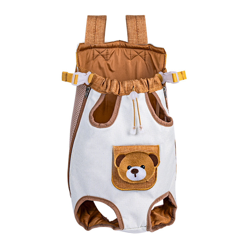 Cat Backpack Transparent Window Ventilated Mesh & Adjustable Straps