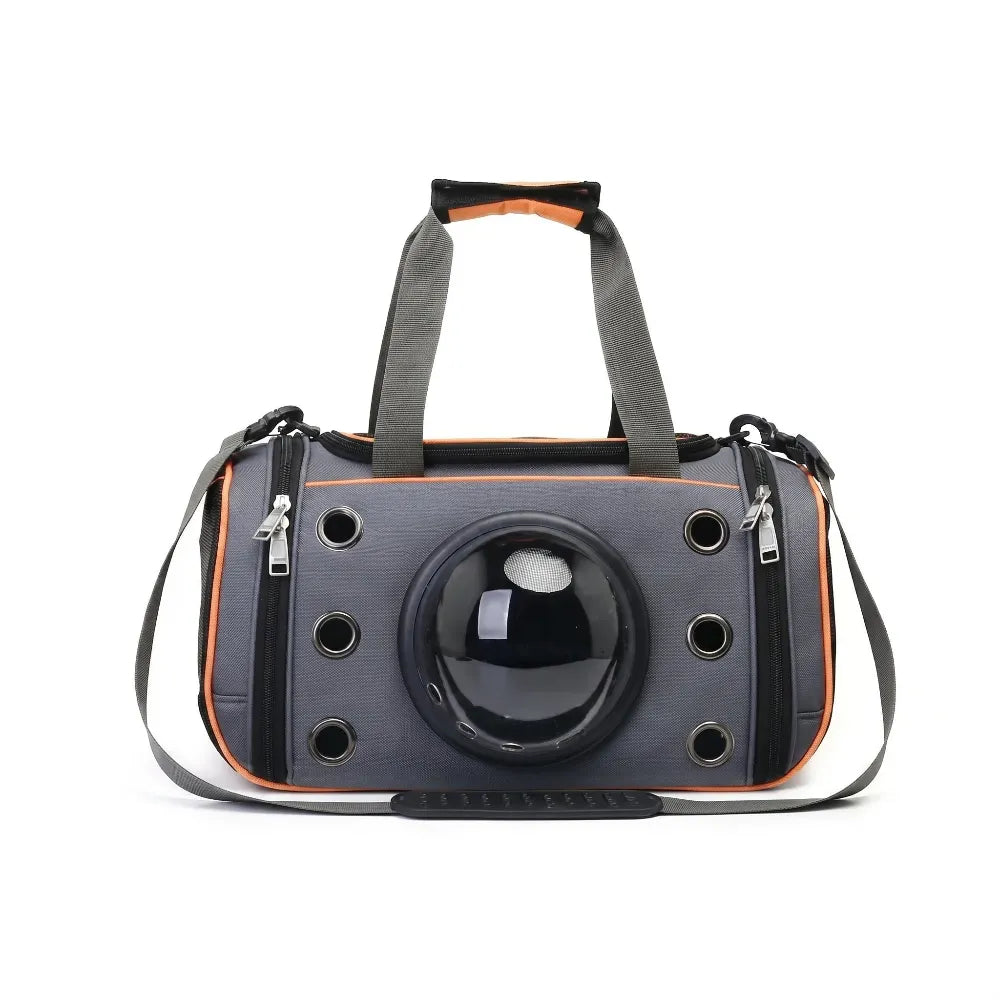 Cat Carrier Airline Approved Transparent Window Convertible Backpack