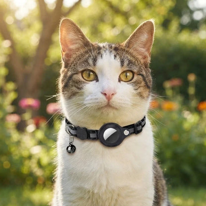 Cat Collar GPS Holder Safety Quick-Release Reflective