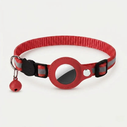 Cat Collar GPS Holder Safety Quick-Release Reflective