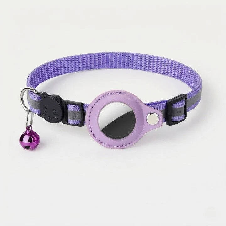 Cat Collar GPS Holder Safety Quick-Release Reflective