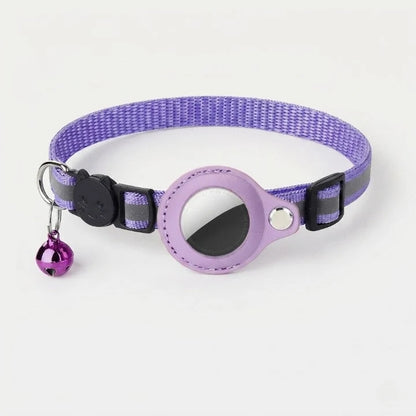 Cat Collar GPS Holder Safety Quick-Release Reflective