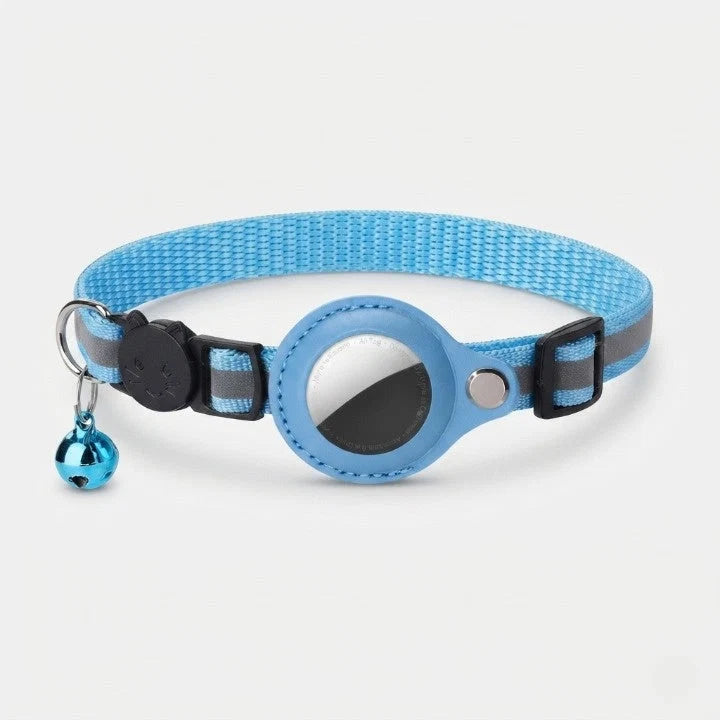Cat Collar GPS Holder Safety Quick-Release Reflective
