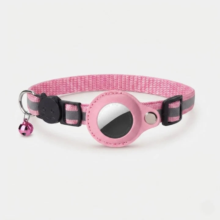 Cat Collar GPS Holder Safety Quick-Release Reflective