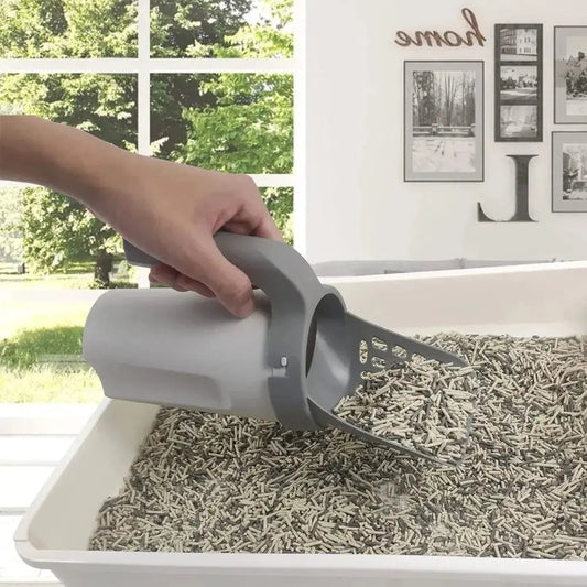 Cat Litter Scoop Integrated Container & Waste Bags Included