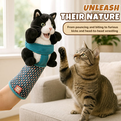Cat Play Glove Padded Protective With Valerian Pouches