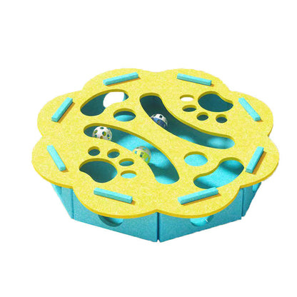 Cat Puzzle Toy Felt Multiple Difficulty Levels Compact