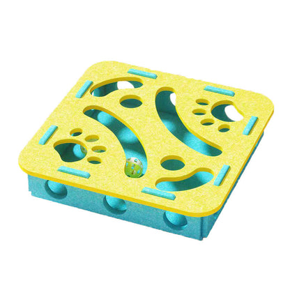 Cat Puzzle Toy Felt Multiple Difficulty Levels Compact