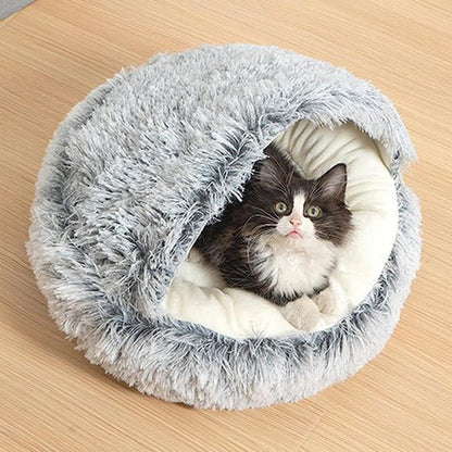 Cat & Small Dog Bed Orthopedic Foam & Raised Rim