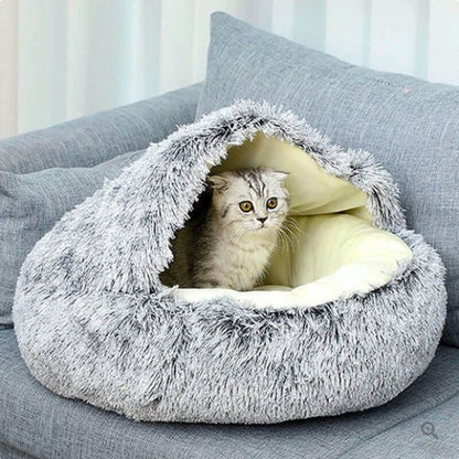 Cat & Small Dog Bed Orthopedic Foam & Raised Rim