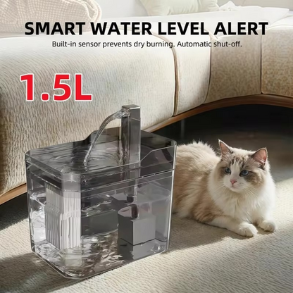 Cat Water Fountain Automatic Ultra-Quiet Dishwasher Safe