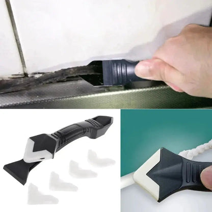 Caulking Tool Removal Scraper & Smoother 5 Silicone Tips