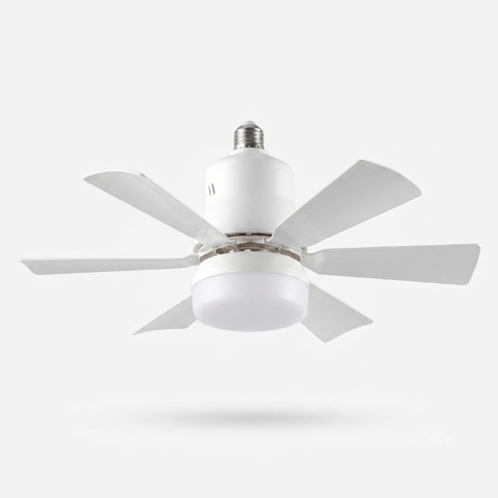 Ceiling Fan E27 Screw-In Integrated LED Remote & Timer