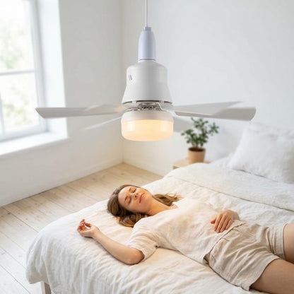 Ceiling Fan E27 Screw-In Integrated LED Remote & Timer