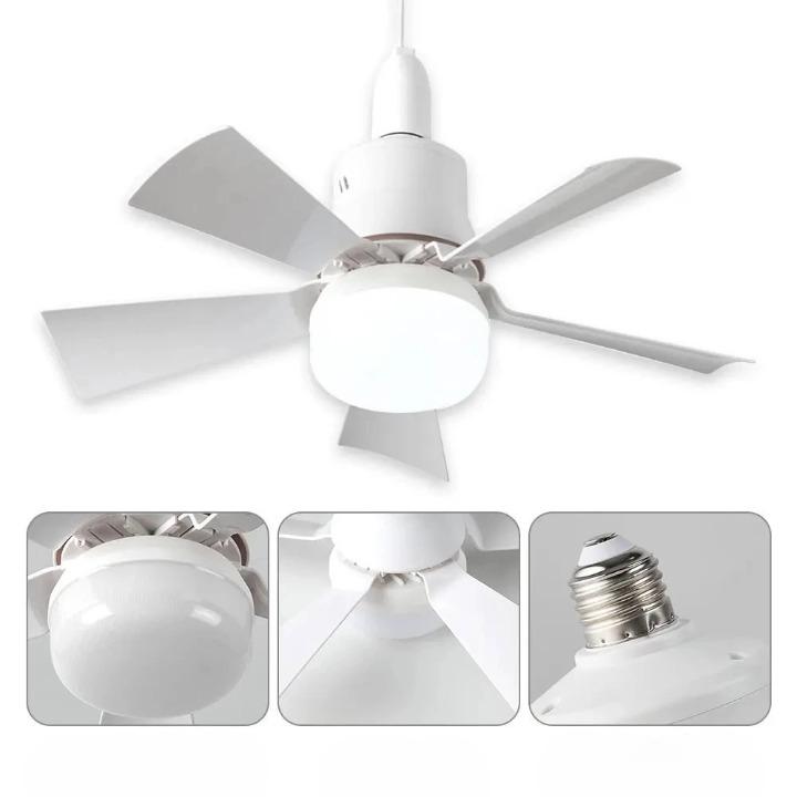 Ceiling Fan E27 Screw-In Integrated LED Remote & Timer