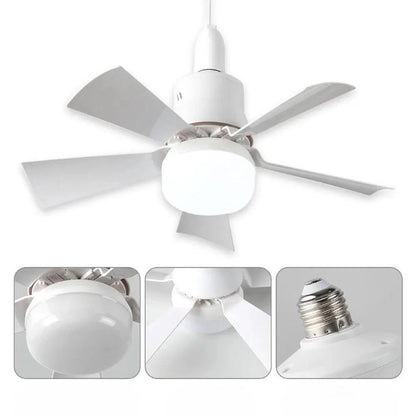 Ceiling Fan E27 Screw-In Integrated LED Remote & Timer