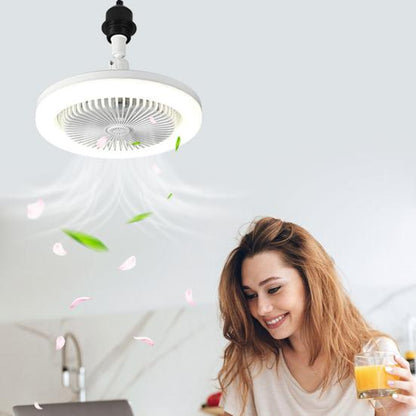 Ceiling Fan Light E27 No Wiring LED & Remote