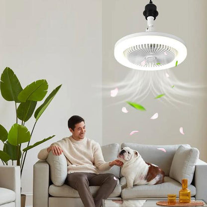 Ceiling Fan Light E27 No Wiring LED & Remote