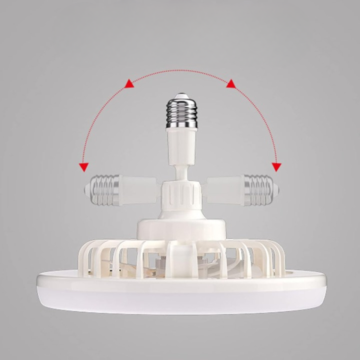 Ceiling Fan Light E27 No Wiring LED & Remote