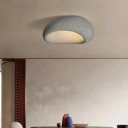 Ceiling Lamp Pebble Stone-Look Metal Warm LED 3 Settings
