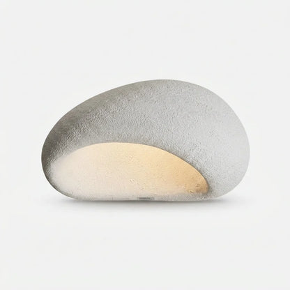 Ceiling Lamp Pebble Stone-Look Metal Warm LED 3 Settings