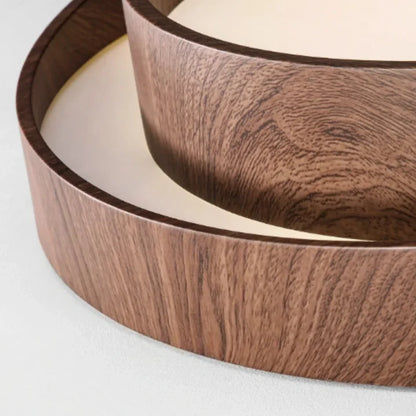 Ceiling Light Integrated LED & Dimmable Walnut Finish