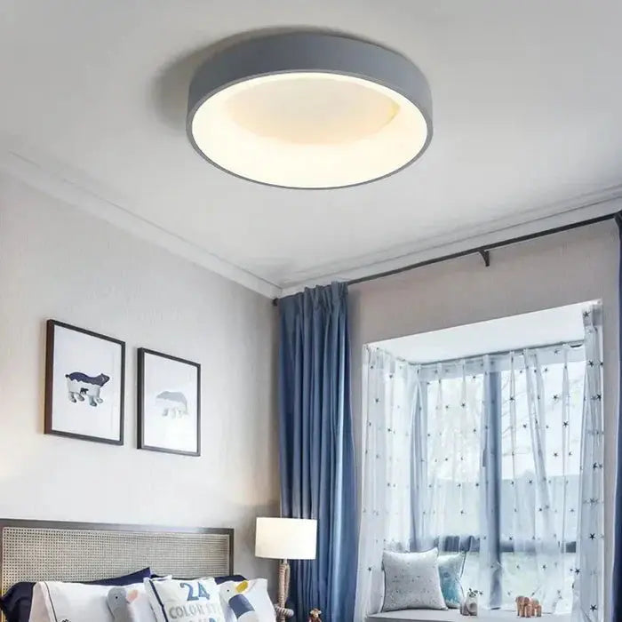 Ceiling Light Round Minimalist Integrated LED Warm White