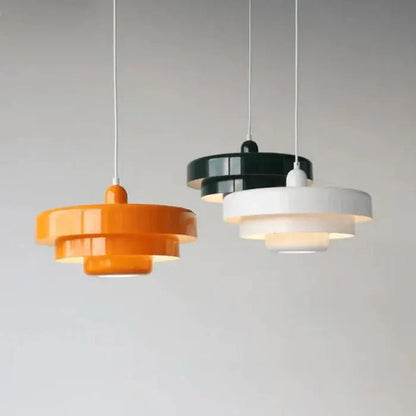 Ceiling Pendant Light Tiered Disc Adjustable Height