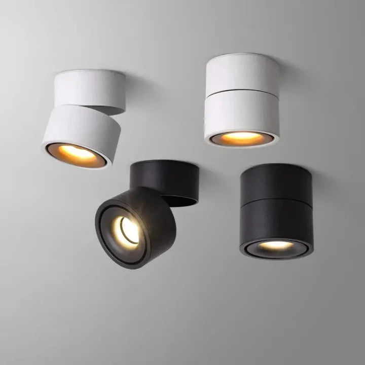Ceiling Spotlight LED 350° Rotatable Aluminum