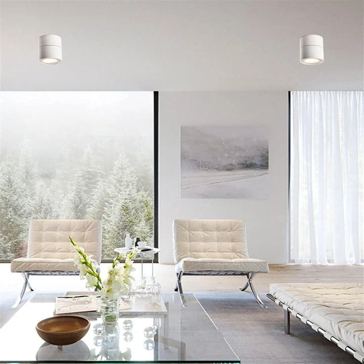 Ceiling Spotlight LED 350° Rotatable Aluminum