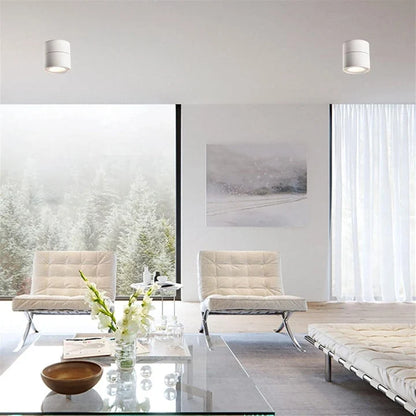Ceiling Spotlight LED 350° Rotatable Aluminum