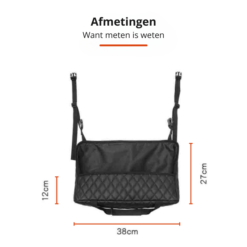 Center Console Organizer Durable Textile No-Sag Tool-Free