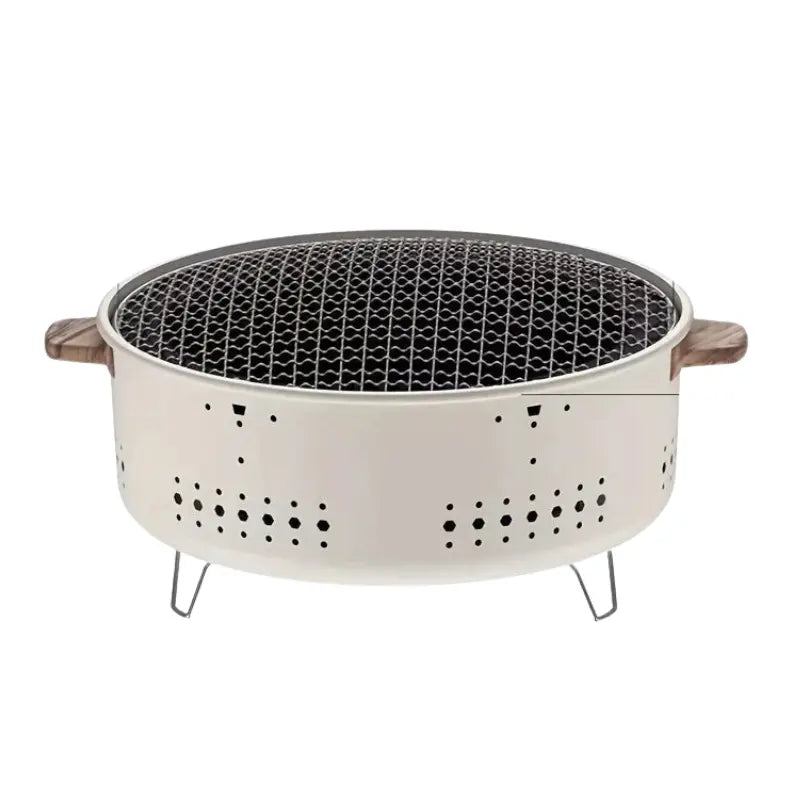 Charcoal Grill Ventilated Metal Body Foldable Legs