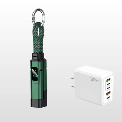 Charging Cable 4-In-1 Braided Nylon Digital Display