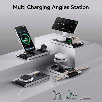 Charging Station 3-in-1 Wireless Magnetic Alignment