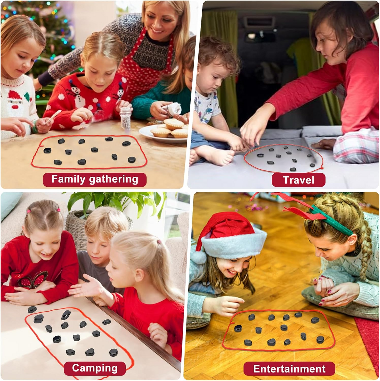 Chess Set Magnetic Pieces Compact Portable
