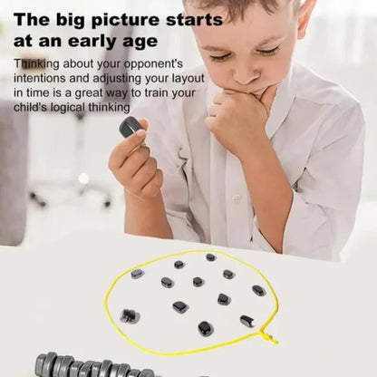 Chess Set Magnetic Pieces Compact Portable